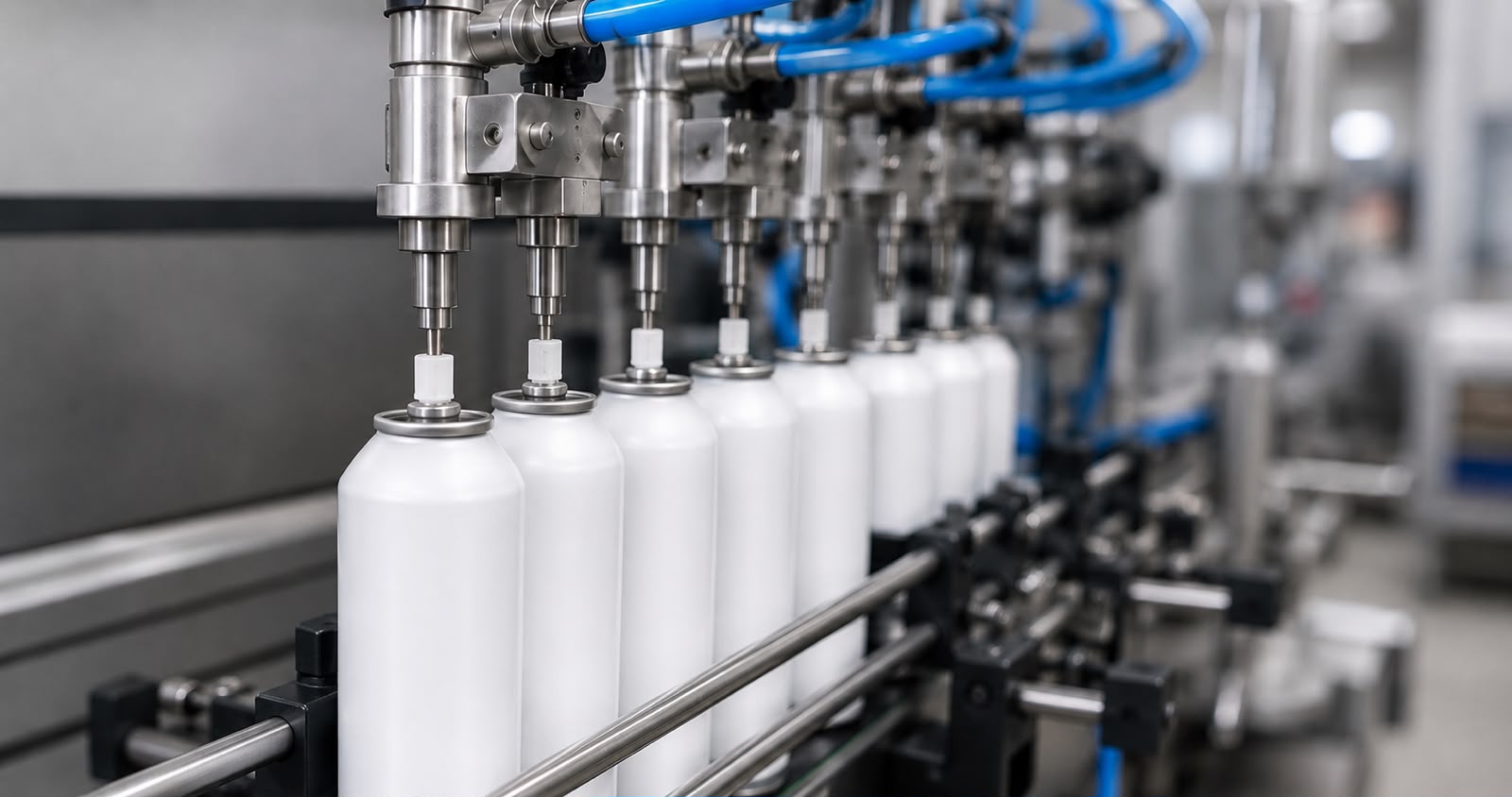 Línea de llenado en latas de aluminio